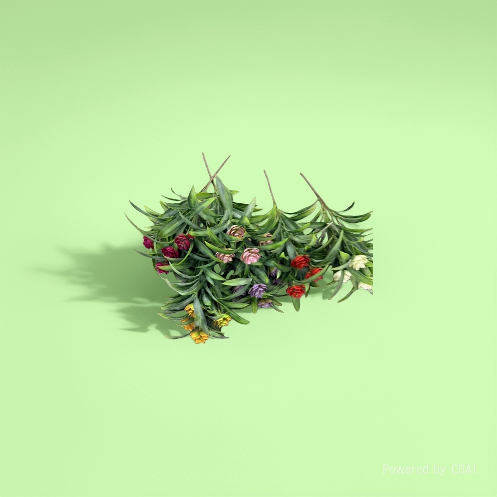 Colorful artificial flower bouquets, micro-landscapes, artificial Marigold plant blind boxes, and artificial plants