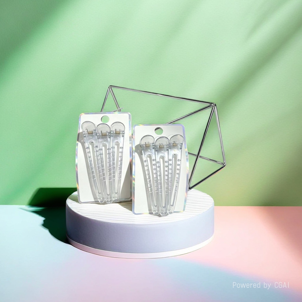 Transparent hair clips, pearl gripper accessories, hair clip gripper 180g Specification image