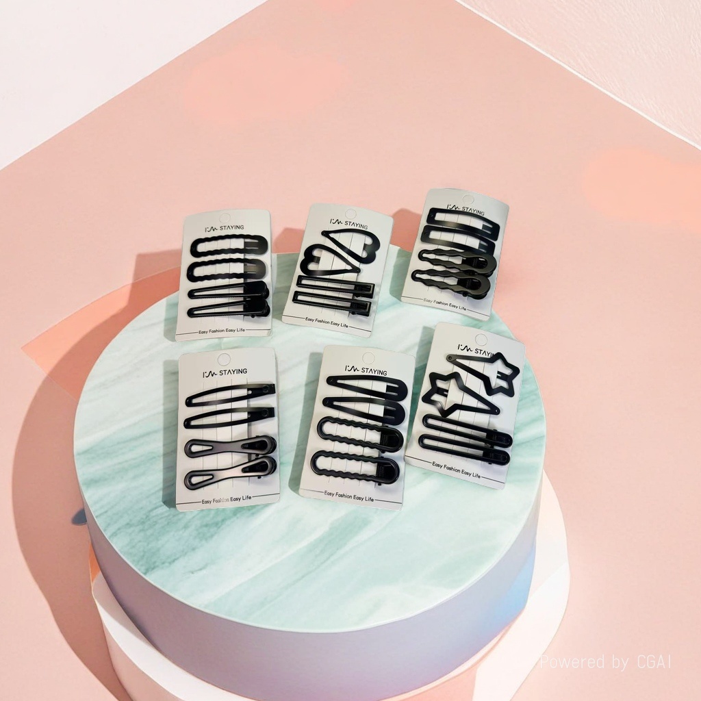 Black pearl hairpin grab set, accessories, hairpin grab, universal Application Scenario
