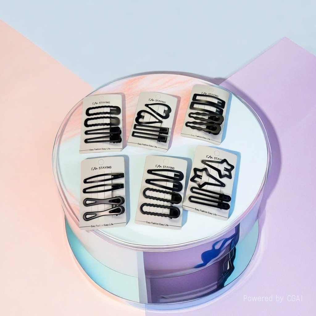 Black pearl hairpin grab set, accessories, hairpin grab, universal Specification image
