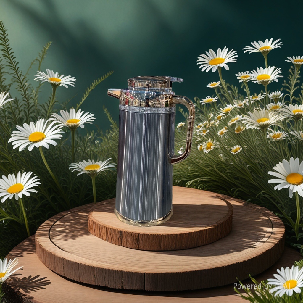 Silver stripe living electric caldera de aislamiento térmico para uso doméstico de gran capacidad con aislamiento de vacío thermos details Picture