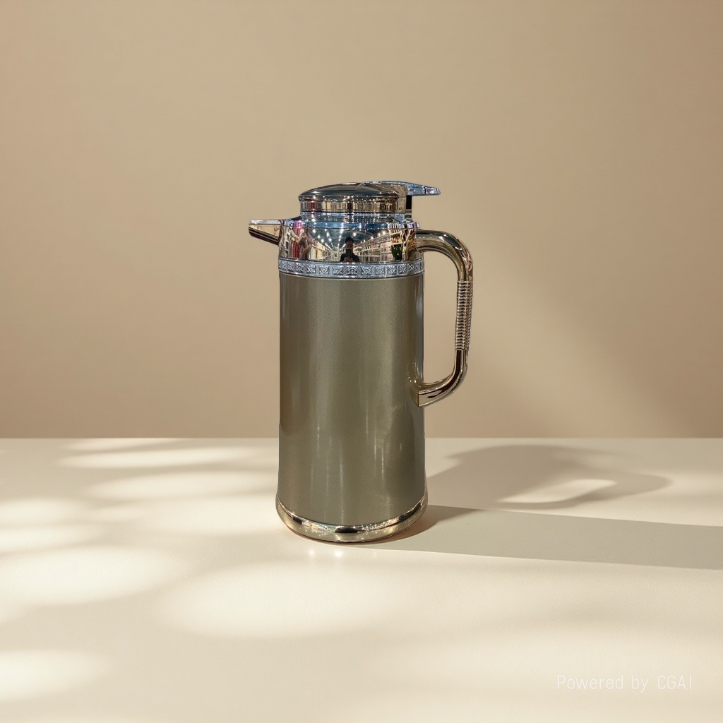 银色不锈钢电热水壶保温烧水壶kettle 1.7L