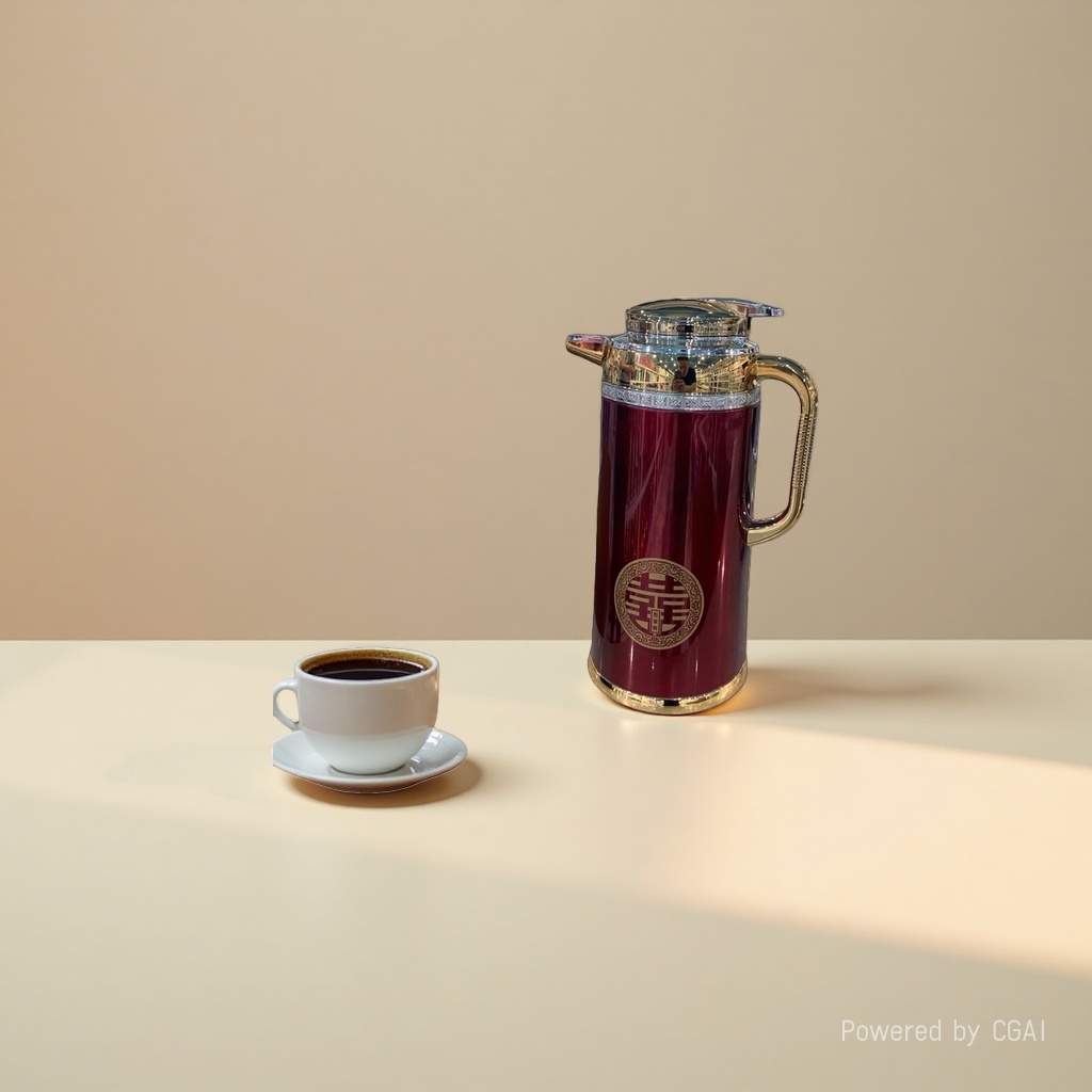 Double Happiness wine red stainless steel electric kettle for heat preservation, Kettle for hot water Application Scenario