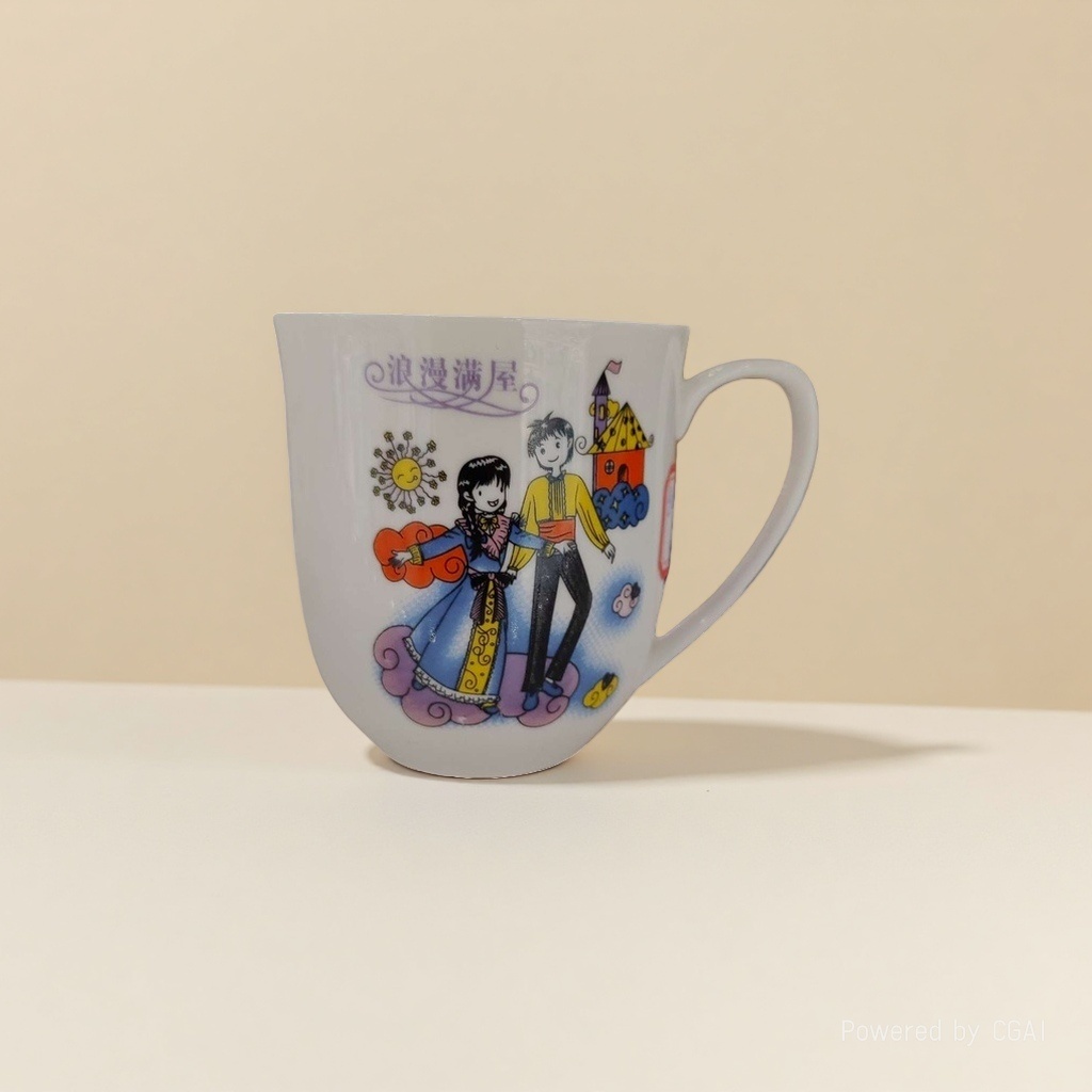 Christmas Nordic ceramic cup, 180ml anti-heat handle, simple style. Tel: 093625272