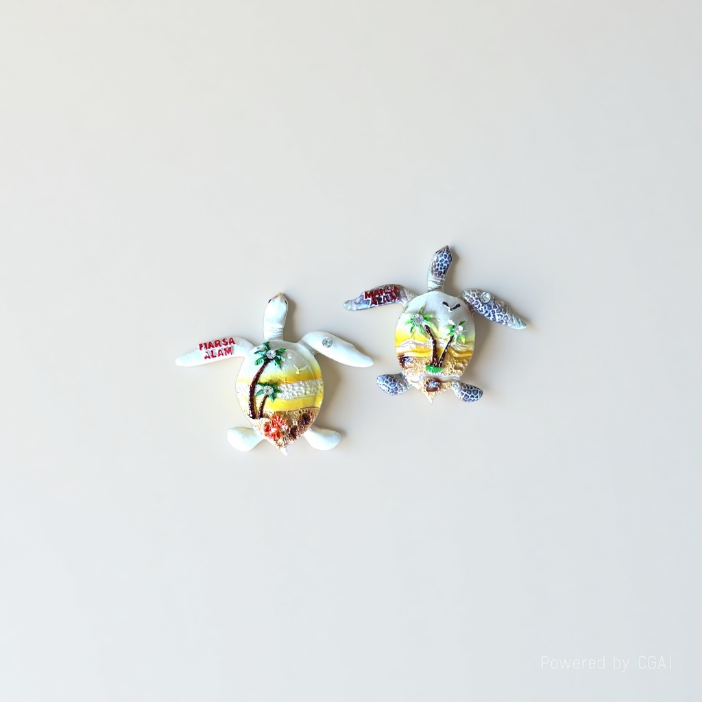 Source factory Marine animal three-dimensional refrigerator stickers, sea turtle magnetic stickers, resin handicrafts, sea turtle travel souvenirs customization details Picture
