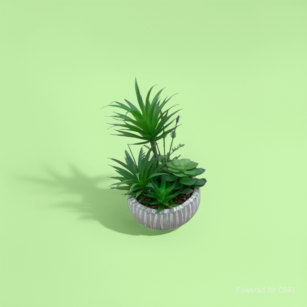 Green succulent plant potted plants, mint green plant seeds, blind box potted plant souvenirs details Picture