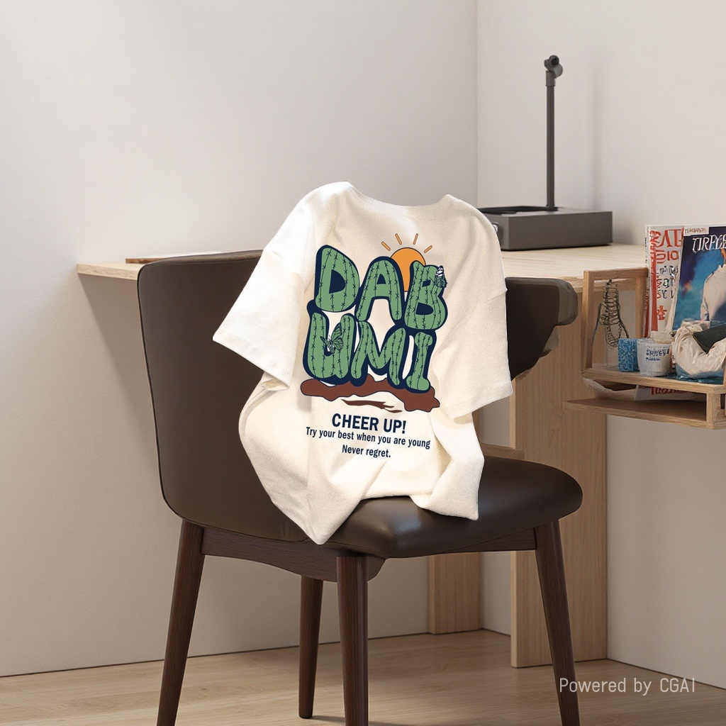 2026 Best-selling cartoon short T-shirts for men and women with a sense of national trend design and printed couple summer loose top T-shirts for women 105221427 Application Scenario