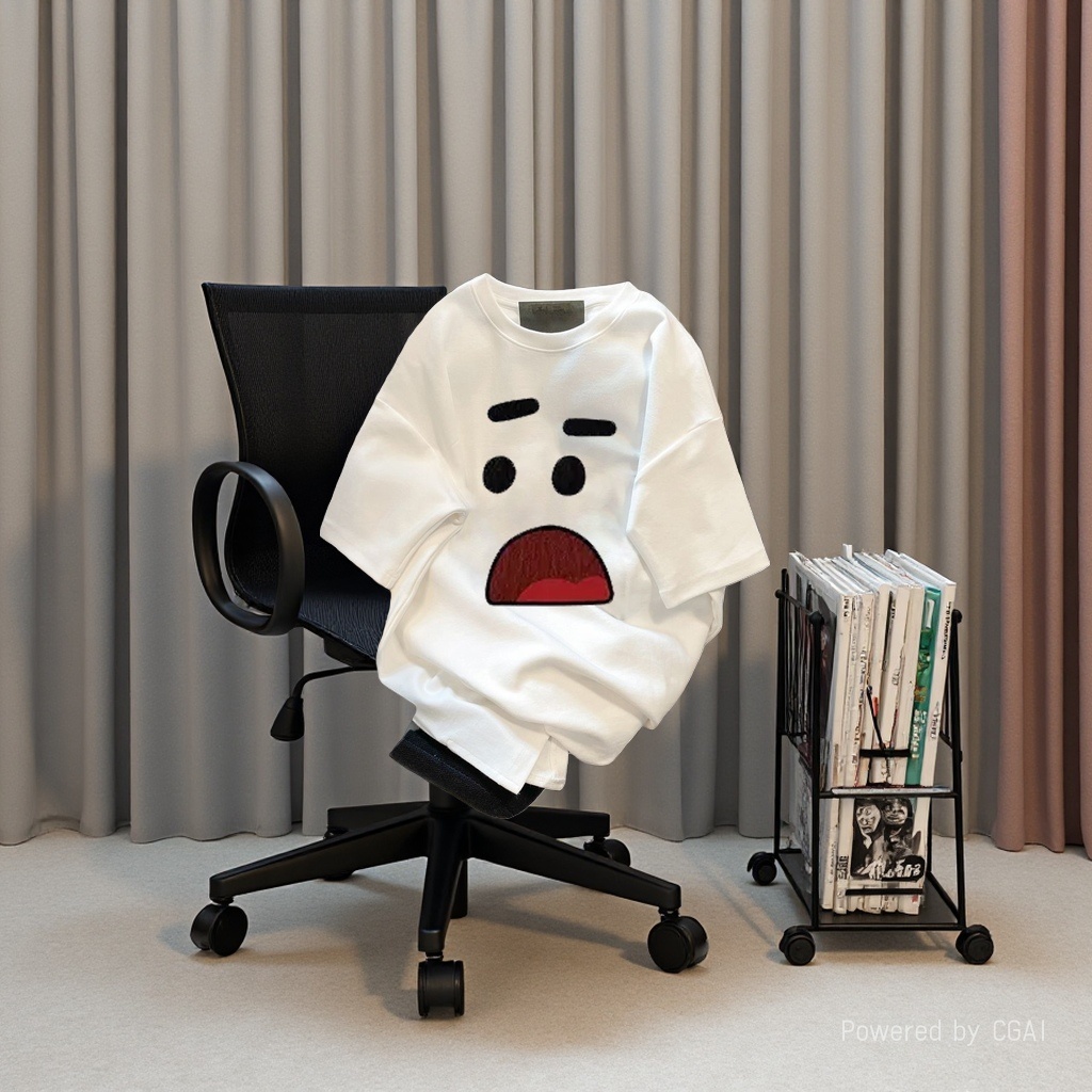 2026 Best-selling cartoon short T-shirts for men and women with a sense of national trend design and printed couple summer loose top T-shirts for women 105303703