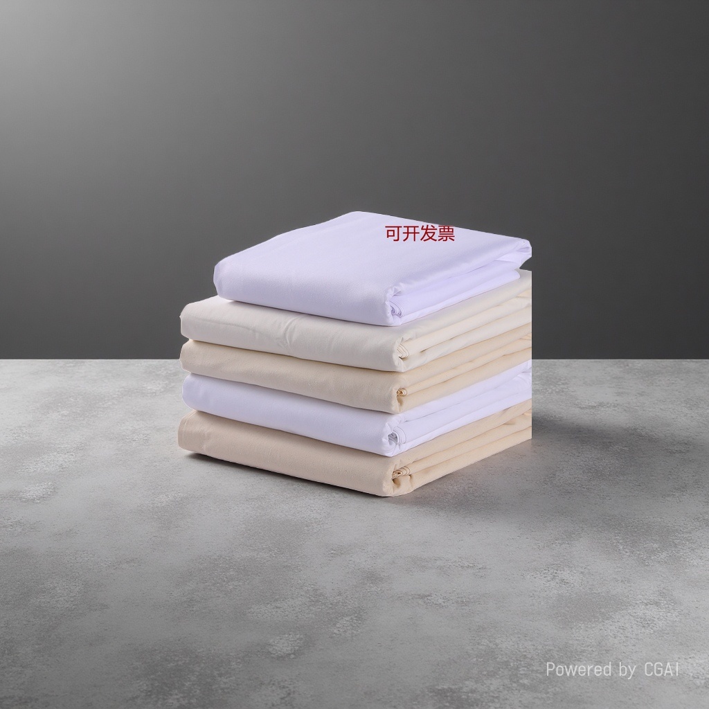 Blended fabric: white pure cotton polyester-cotton fabric base stacked with high-quality white fabric base Application Scenario
