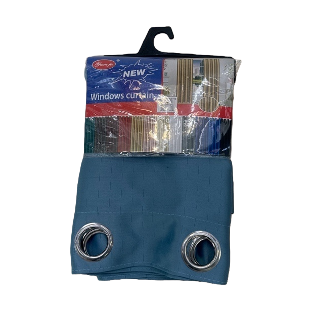 ستائر زرقاء فرنسية زرقاء من نوع القماش المقماش Item Picture
