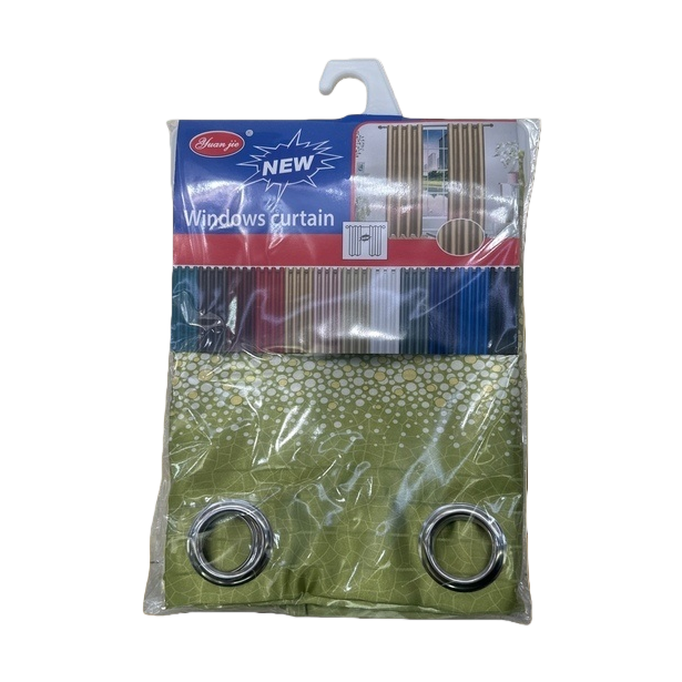 أكياس الملابس البلاستيكية من الدائرة PVC 6 ذات الحزام الأخضر المسطحة بطريقة شفافة وسمكها Item Picture