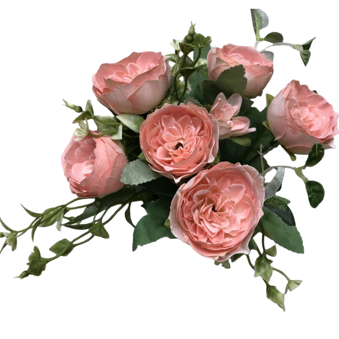 Lotus Cultural and Creative Faux rose knitted decorative items, faux flower pieces, faux roses Item Picture