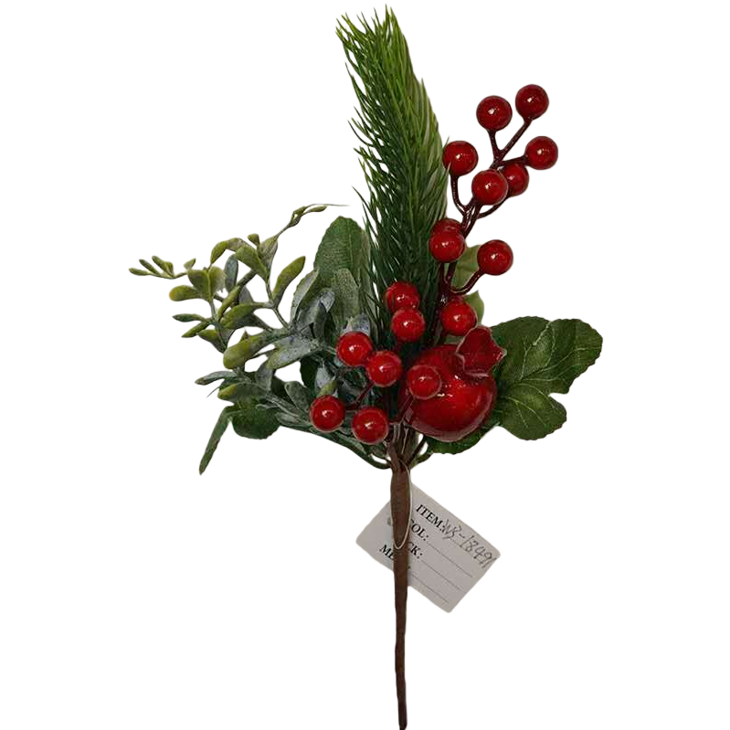 باقة من التوت الاحمر مزخرفة عيد الميلاد Item Picture