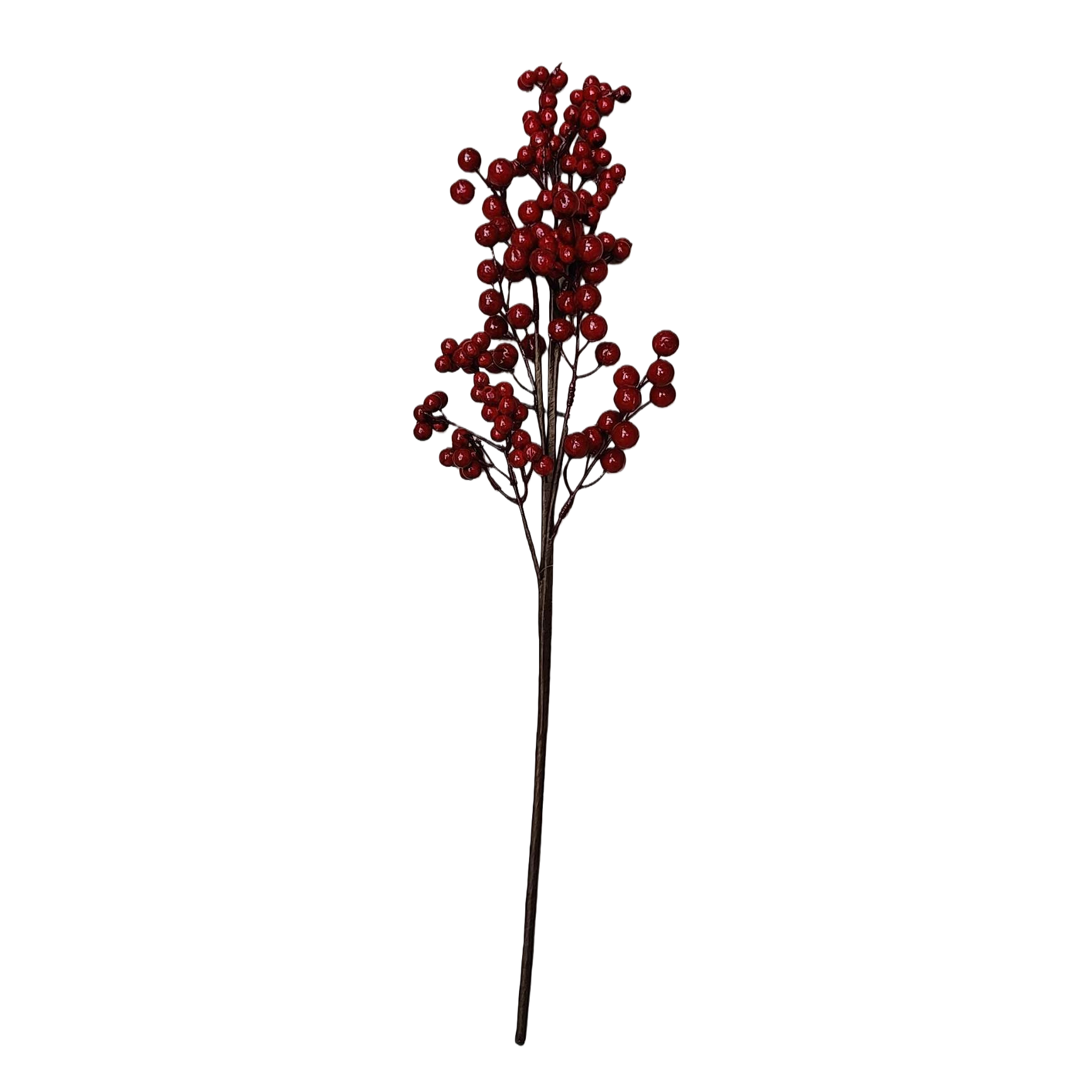 Simulated red berry branch fruit model fruit shell DIY material Christmas red fruit Item Picture