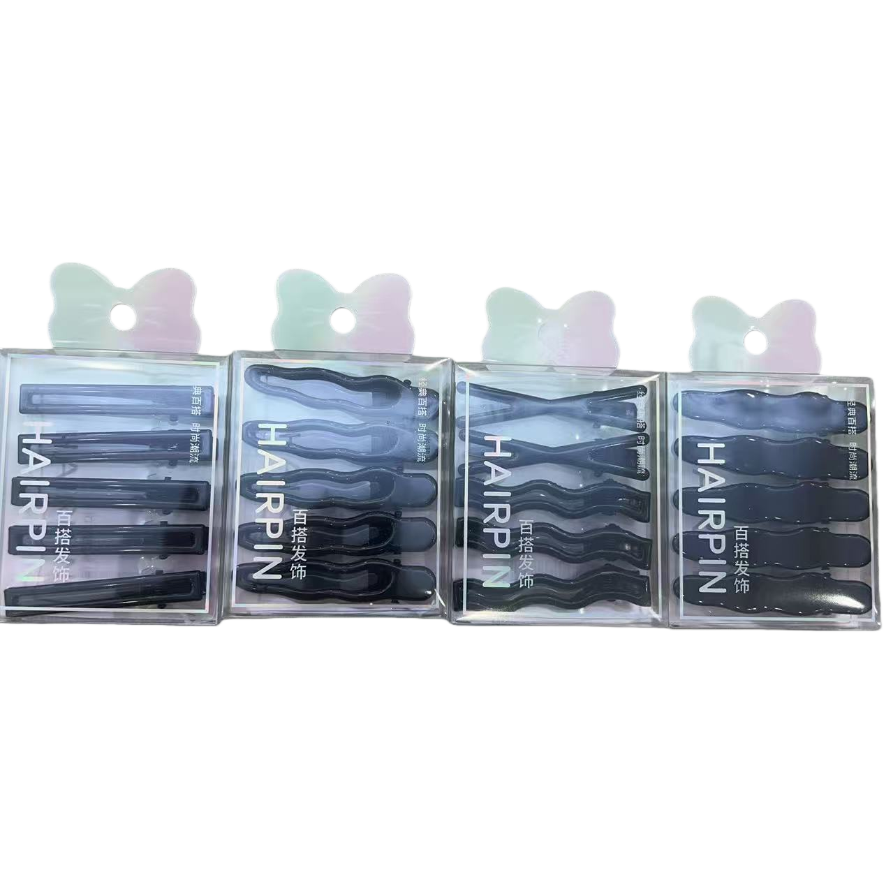 Black pearl gripper hair clip accessory, fashionable and simple, 180g gripper hair clip Item Picture