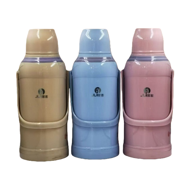 Beige, blue, pink insulated kettle, insulated bucket, pot, three-piece set, thermos, insulated bag, stainless steel kitchenware Item Picture