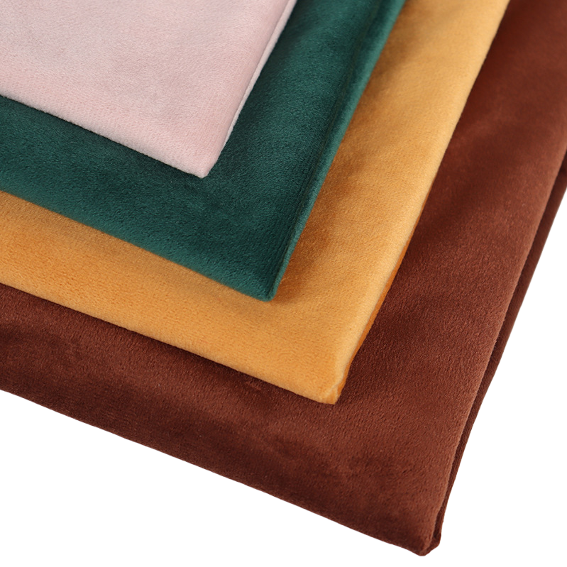 Dense velvet multi-color velvet surface fabric stacked AB corduroy cow super soft fabric flange velvet fabric Item Picture