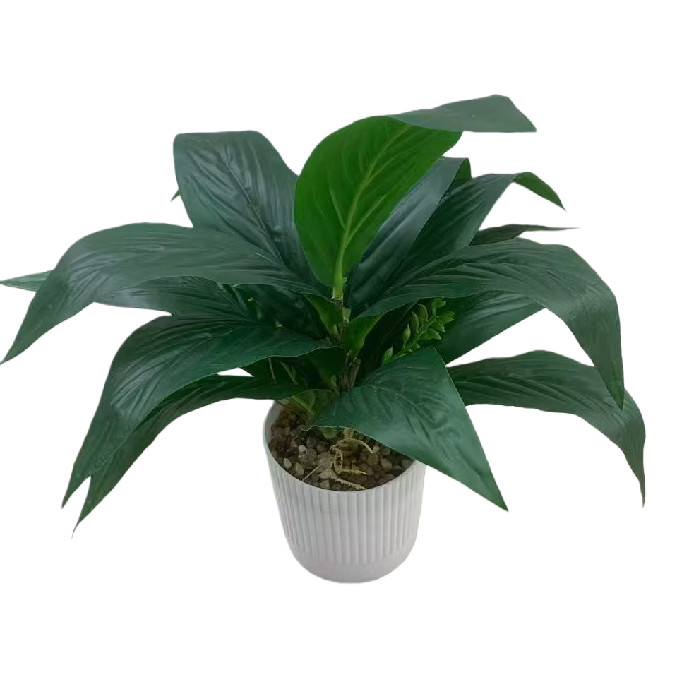 Lotus intangible cultural heritage, green artificial plants, potted artificial green plants, artificial green plants, artificial trees for flower and tree gardens Item Picture