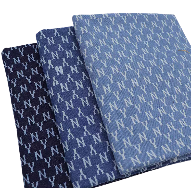 Blue printed African tie-dyed cotton fabric, special fabric for cartoon quilts Item Picture