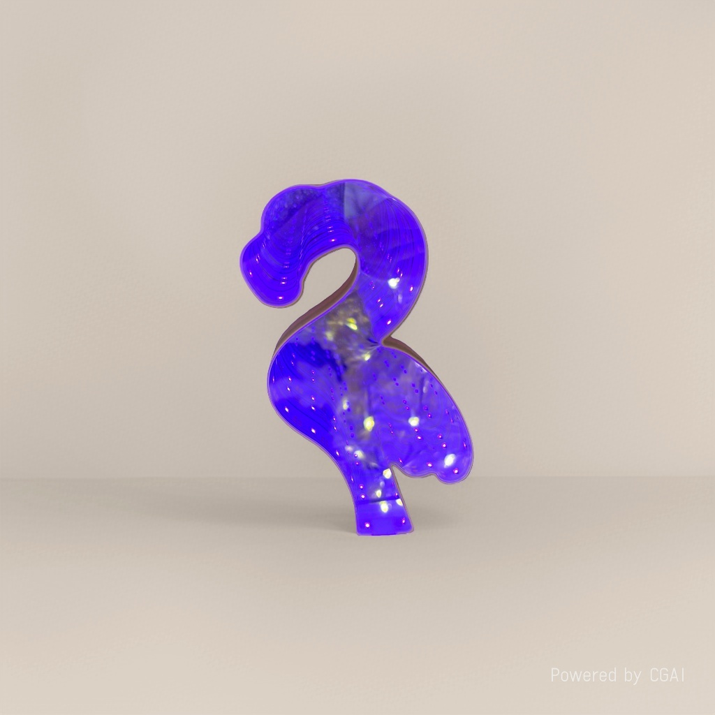 LED purple light-emitting question mark e-sports atmosphere magnetic e-sports atmosphere light Application Scenario