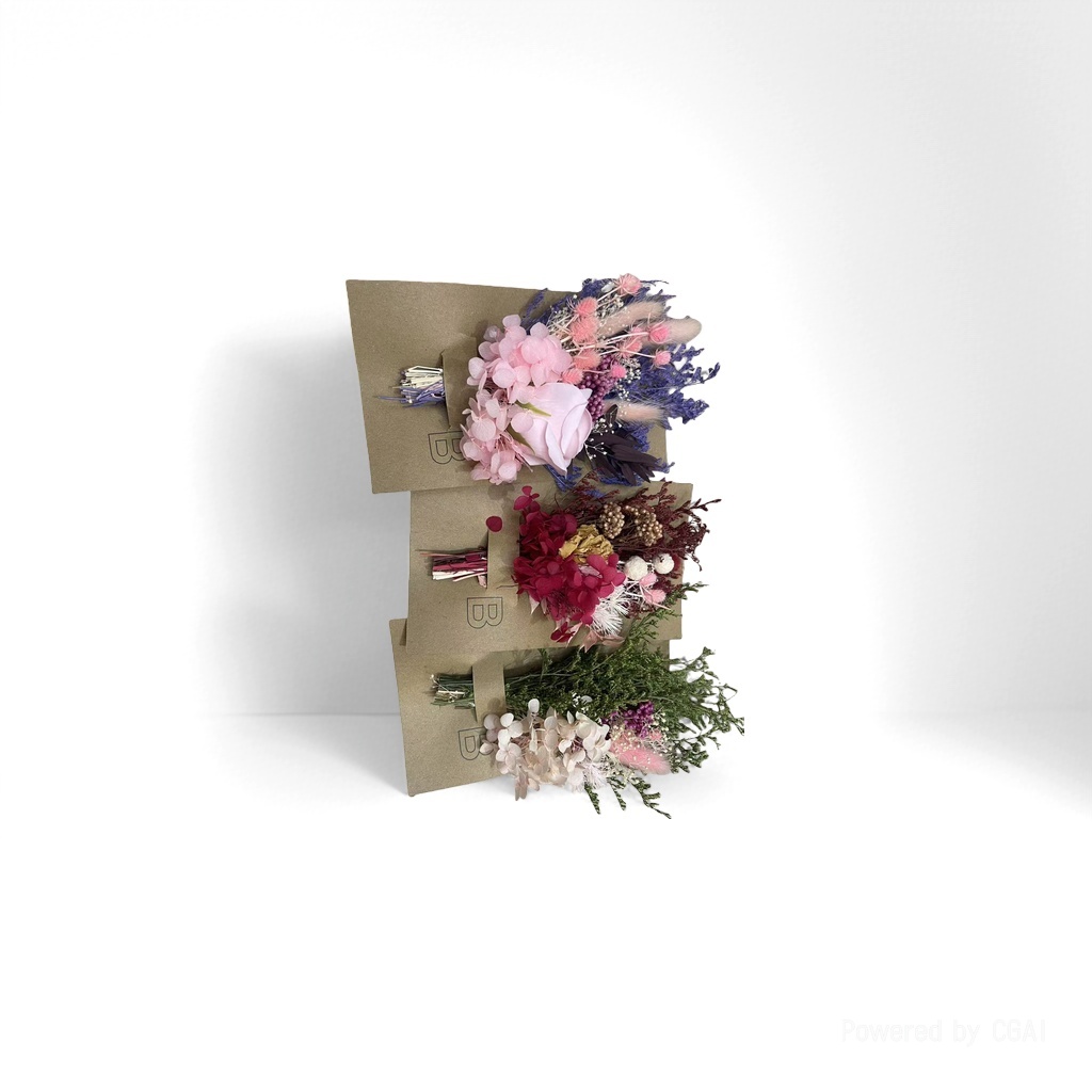 DIY iron rod reed and wheat ear dried flower ornaments, natural dried flower decoration materials such as bean pods details Picture