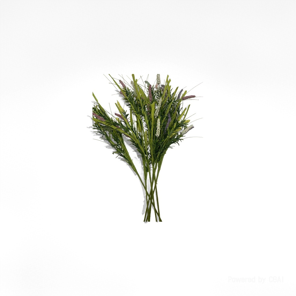 彩色仿真塑料花束泡沫假花灯 仿真花装饰家居摆件