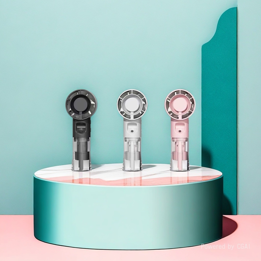 A hot-selling, high-appearancy-level three-color fan that will charm you, a handheld cooling electric fan