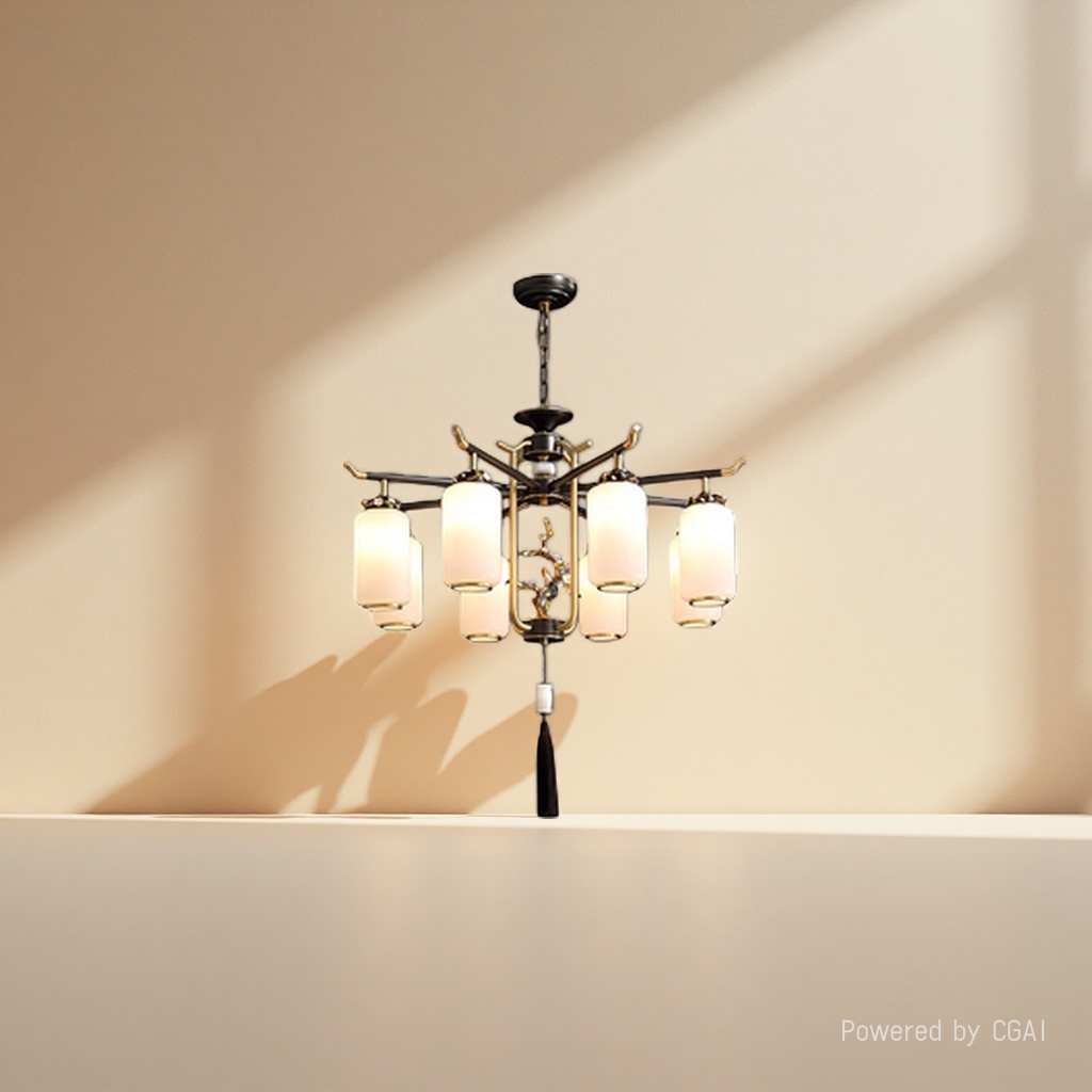 Nordic art golden household small chandelier Lantern Festival lighting fixtures Application Scenario