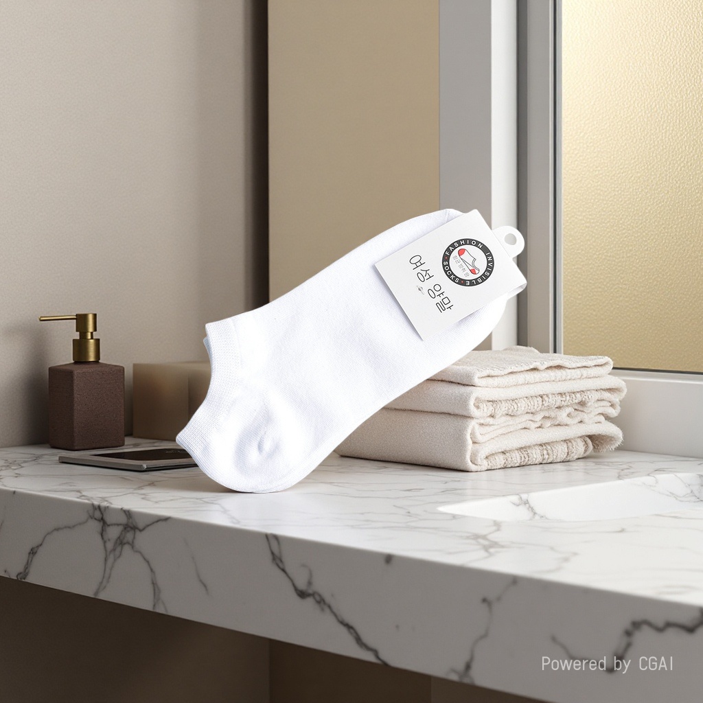 Pure cotton breathable sports and casual socks for men and women, long and short, specially designed for yoga details Picture
