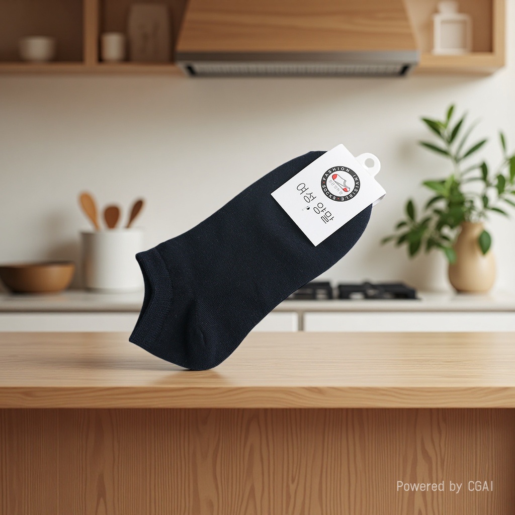 Sporty and casual cotton socks for men and women, trendy short yoga socks details Picture