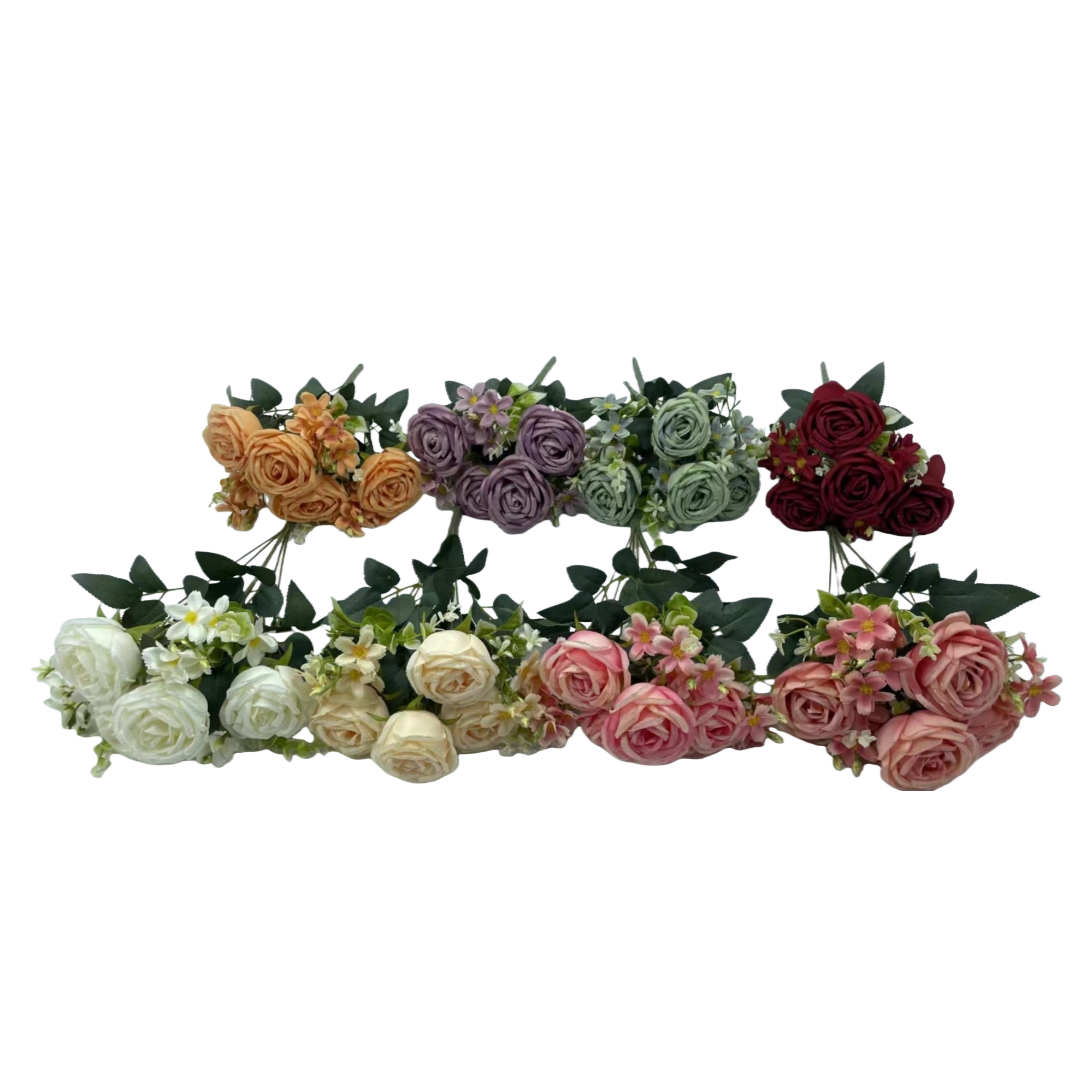 泡沫花/仿真花/假花/假花灯/塑料白底实物图