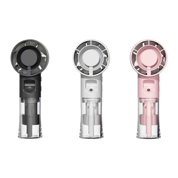 A hot-selling, high-appearancy-level three-color fan that will charm you, a handheld cooling electric fan Item Picture