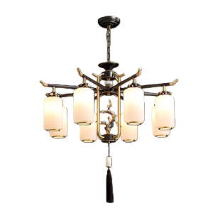 Nordic art golden household small chandelier Lantern Festival lighting fixtures Item Picture