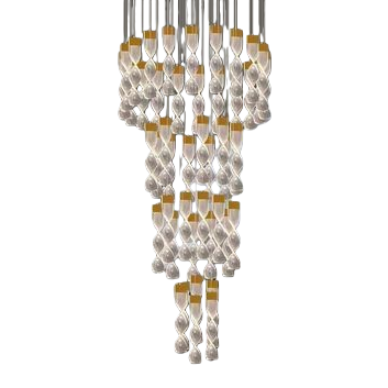 Nordic art transparent glass household small pendant lamps and Lantern Festival lighting fixtures Item Picture