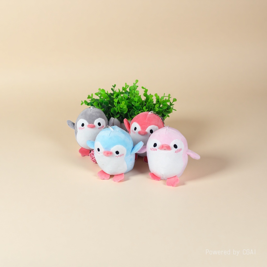 Wholesale of colorful penguin plush toys, plush dolls and dolls details Picture