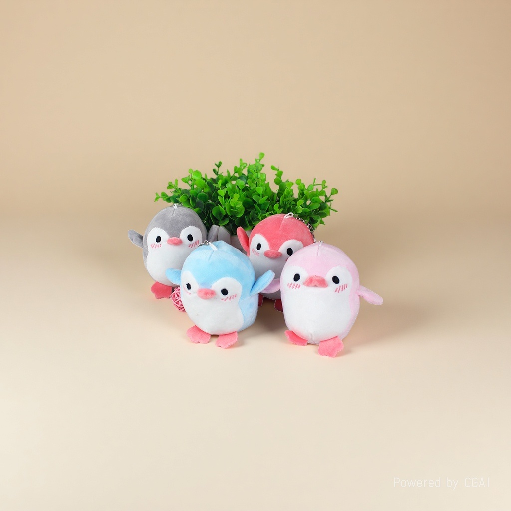 Wholesale of colorful penguin plush toys, plush dolls and dolls