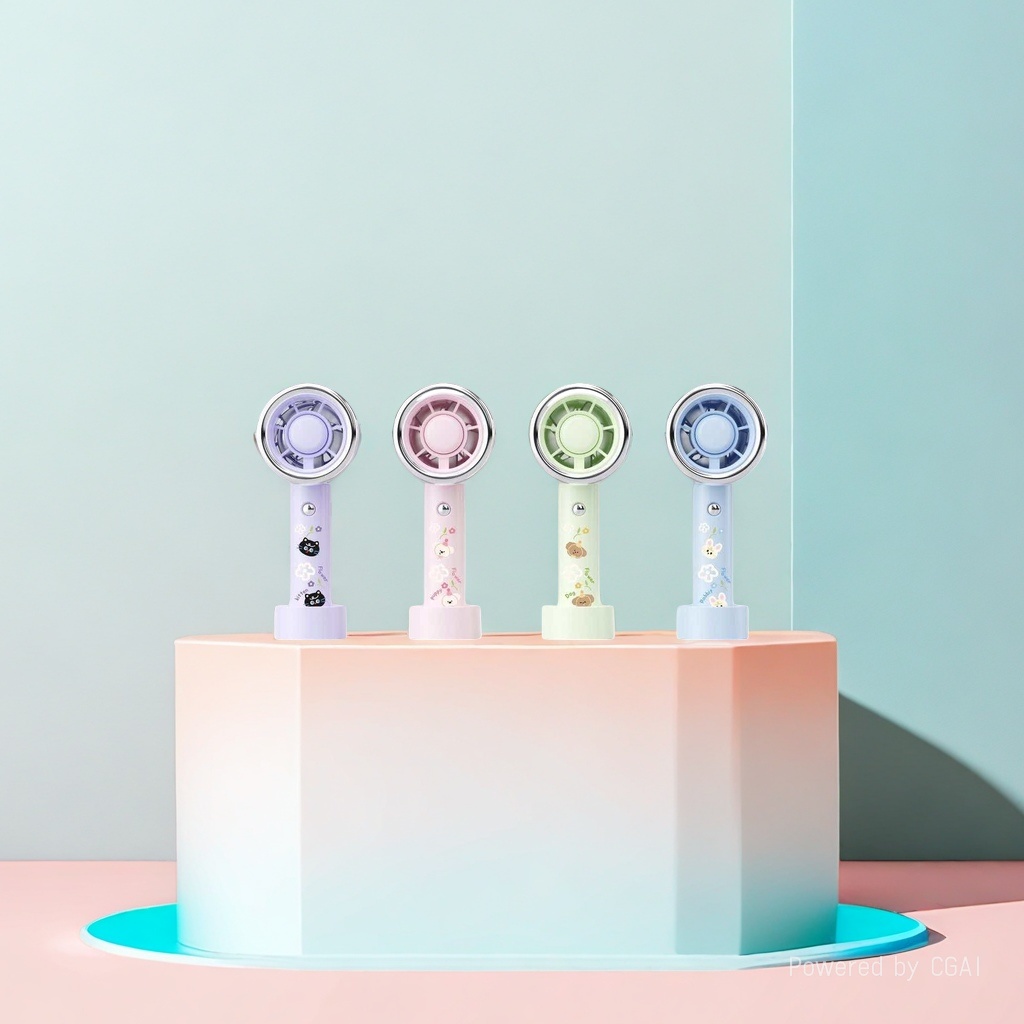 Hot-selling mini handheld fan with high appearance level, colorful student small fan, handheld electric fan. 095257608
