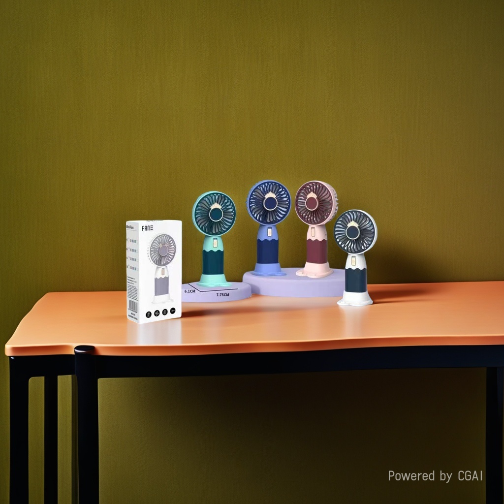 Hot-selling mini colorful portable handheld fan student cooling electric fan