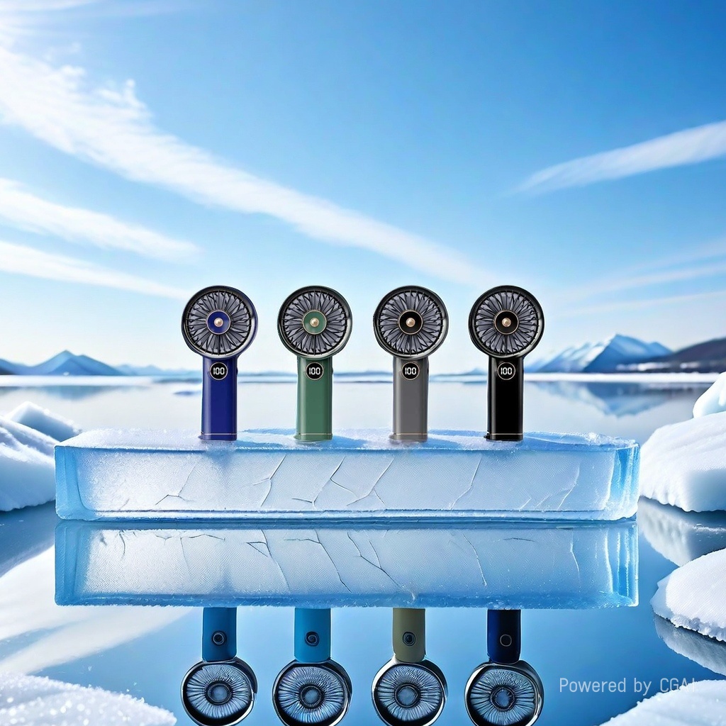 Mini handheld fans are available in four colors. They are high-speed small student fans and handheld cooling electric fans