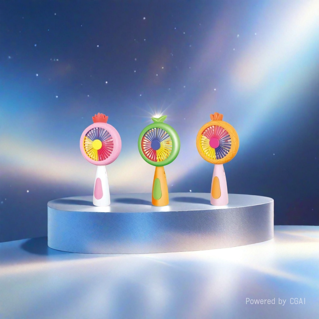 New high-appearance-level color portable handheld fan for students with silent charging Application Scenario