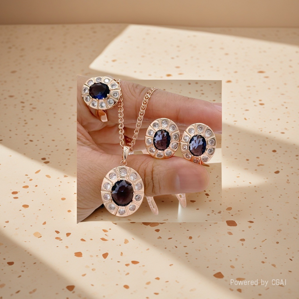 925 sterling silver cultivated diamond crystal square earrings, fashionable and light luxury jewelry Application Scenario