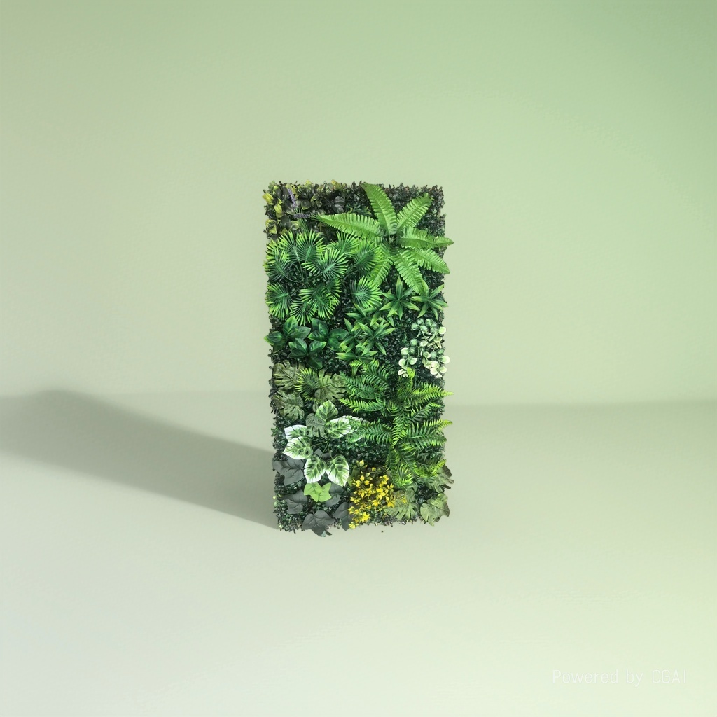 DIY set of Miniature landscape of artificial Marigold green Plant wall with artificial flower plant blind box