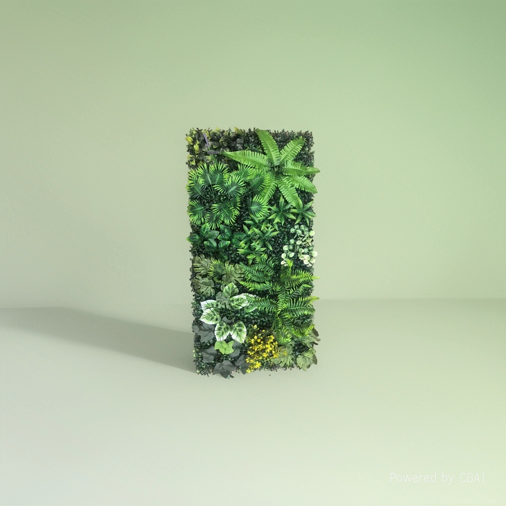 DIY set of Miniature landscape of artificial Marigold green Plant wall with artificial flower plant blind box Application Scenario