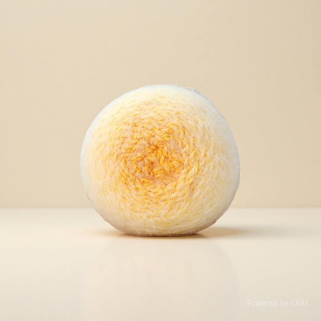 Cream cheese color multi-color available yarn Specification image