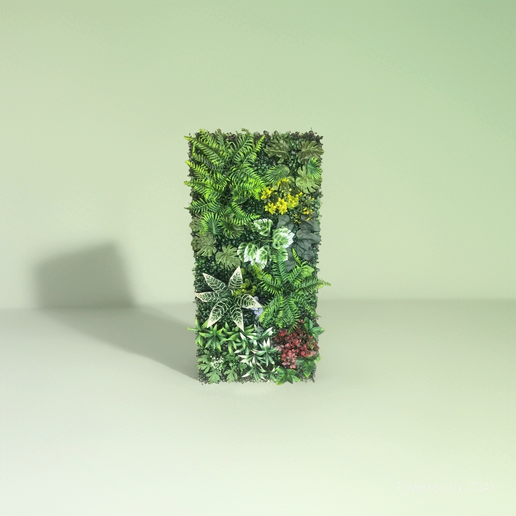 DIY set of artificial green artificial plant wall micro-landscape including plant blind box