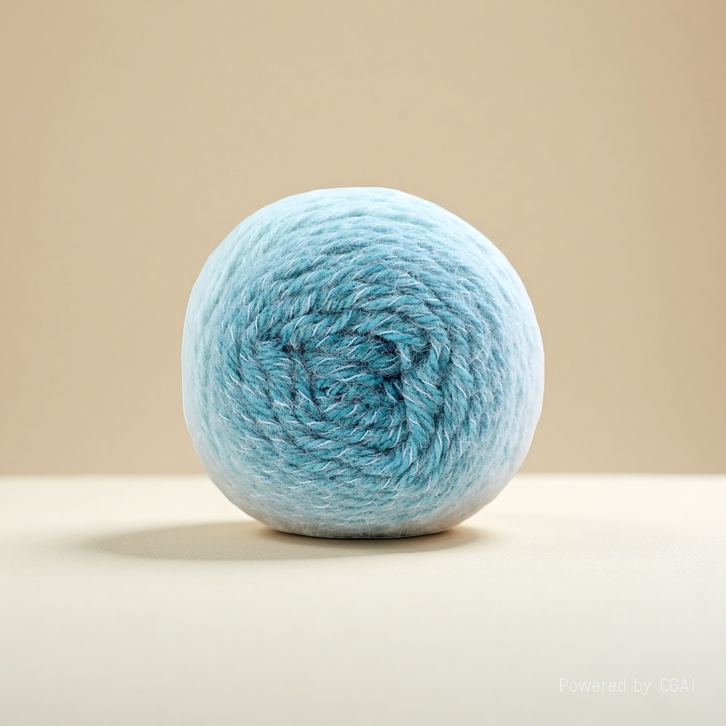 Light blue multi-color available yarns Item Picture