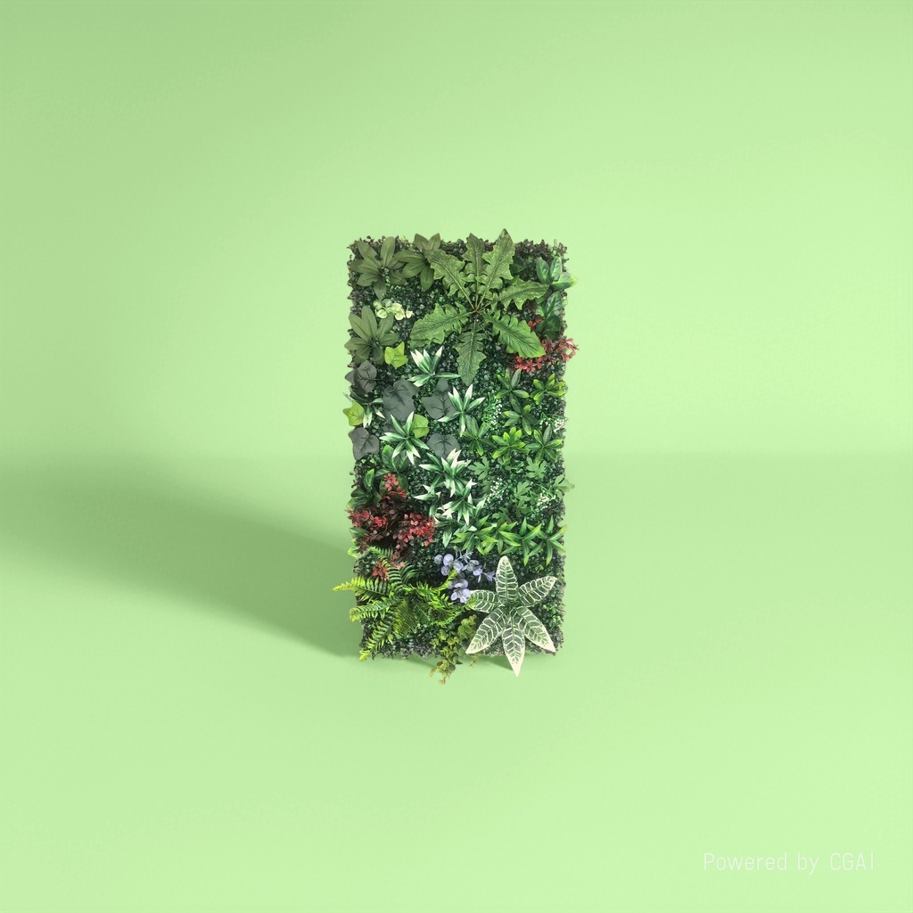 Artificial horseweed green plant wall micro-landscape decoration artificial flower plant blind box indoor greening