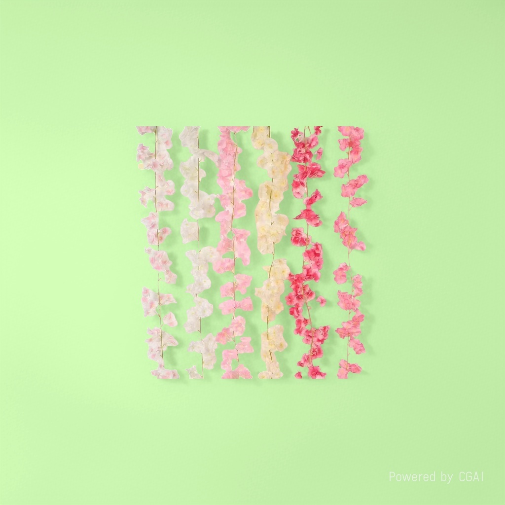 Pink, white, yellow, red artificial rattan rose, double-petal rattan woven everlasting flower gift Specification image