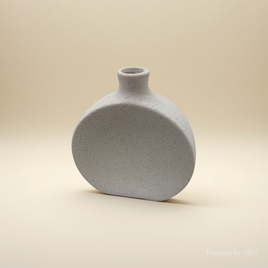 Grey gold textured creative ceramic vase, large tea vase, acrylic decorative vase 110453706 Specification image