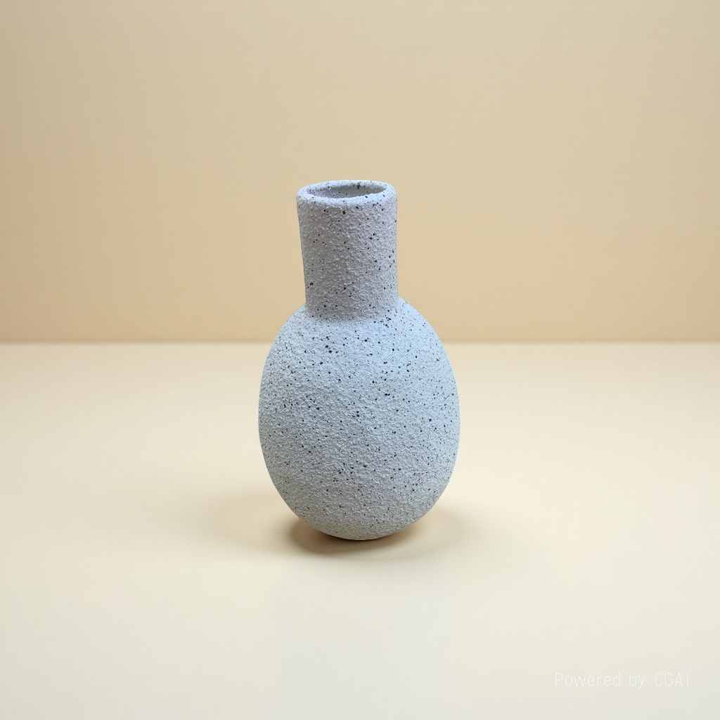 White spot texture creative ceramic vase, large tea vase, acrylic decorative vase details Picture